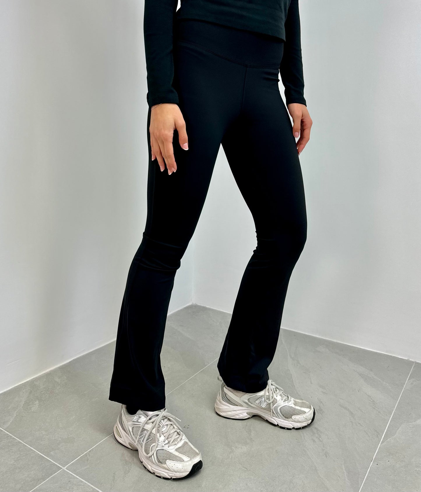 LEGGINGS ZAMPA FELPATO BLACK