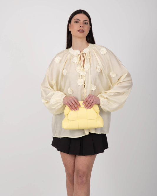 CAMICIA FLORA YELLOW
