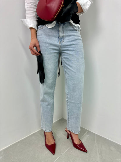 Jeans boy-friend chiaro
