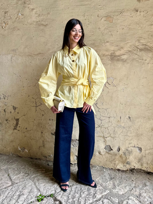 JEANS BLUE DENIM ASIMMETRICO