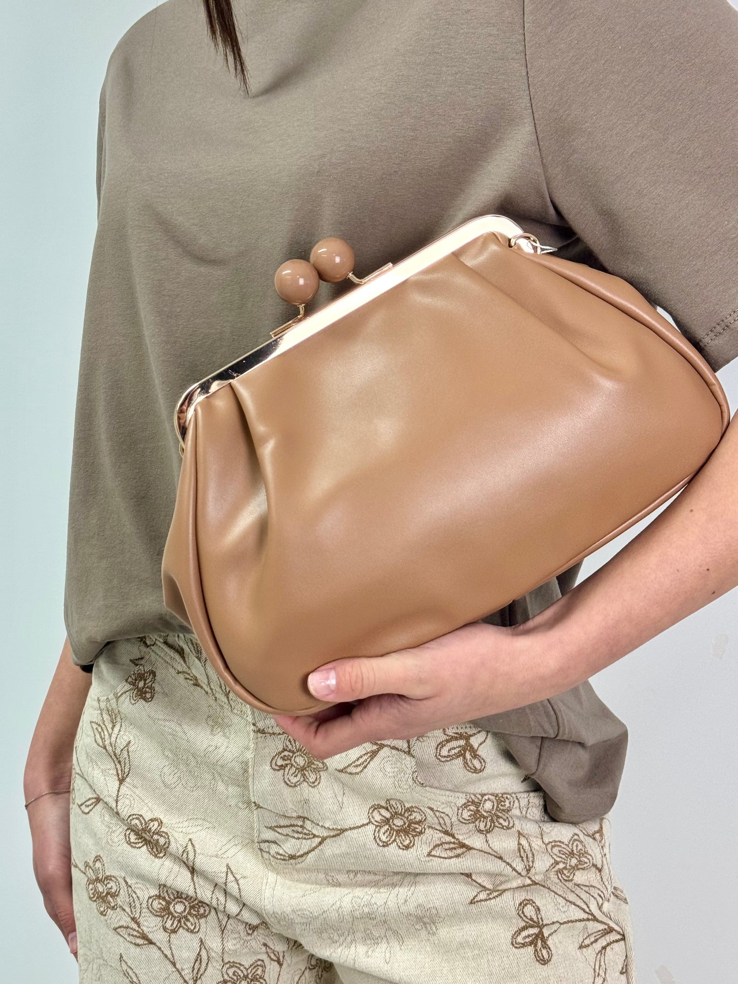 BORSA PASTICCINO CAMEL