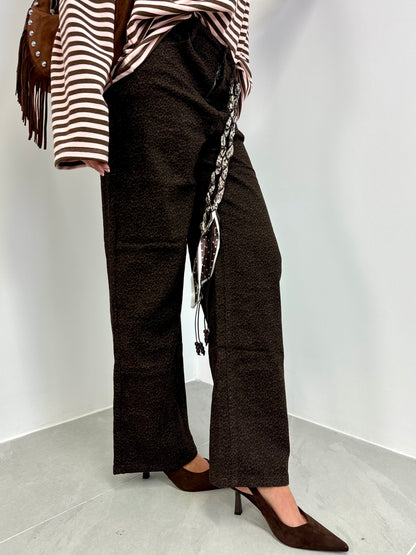 JEANS ANIMALIER BROWN