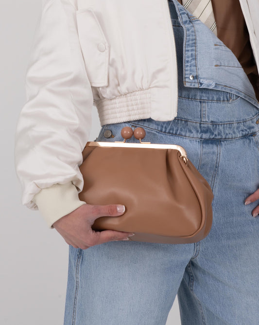 BORSA PASTICCINO CAMEL