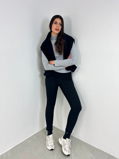 LEGGINGS COSTE FELPATO