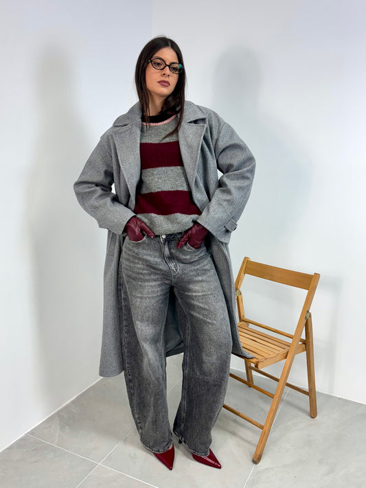 CAPPOTTO OVER GRIGIO