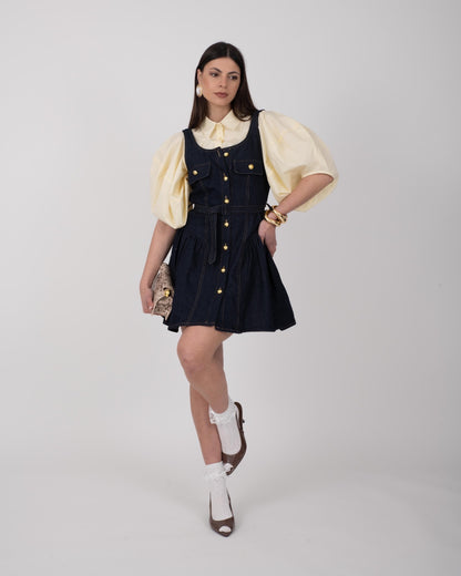 ABITO MINI BLUE DENIM