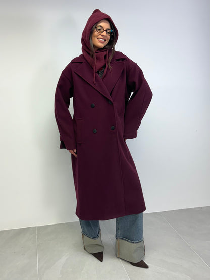 Cappotto over Burgundy