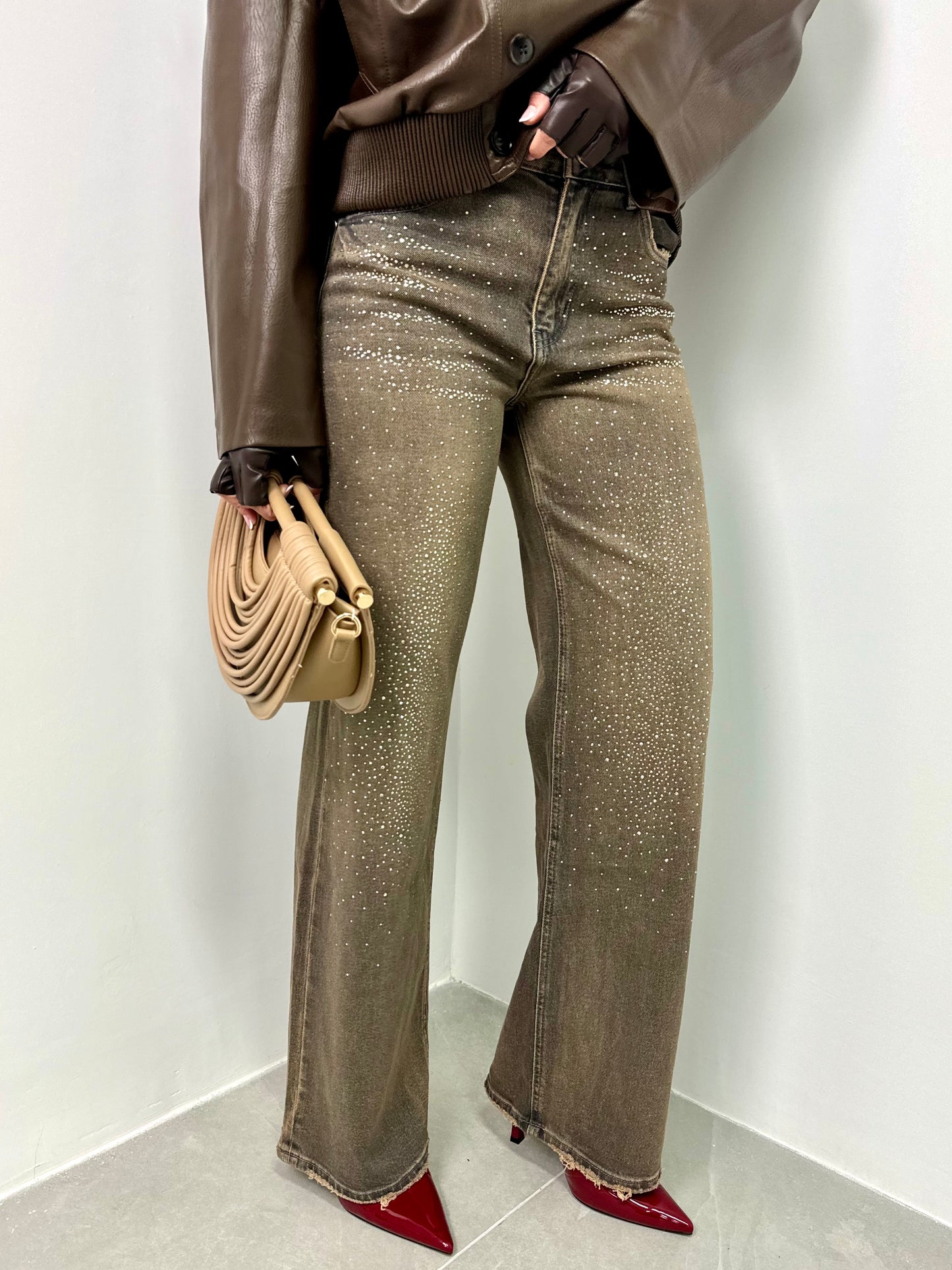 jeans sabbia sparkly