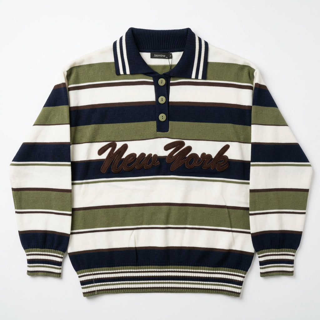 MAGLIA POLO STRIPPES NY