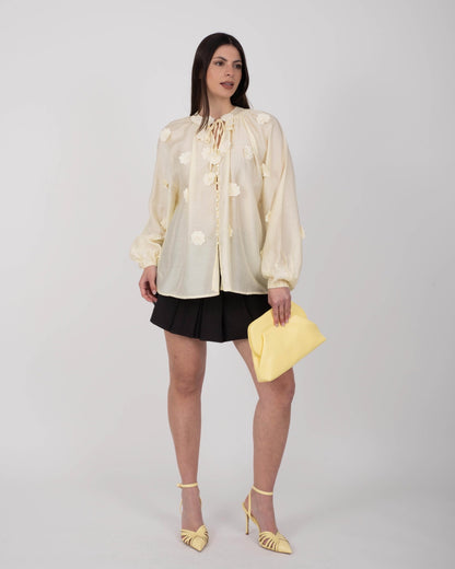 CAMICIA FLORA YELLOW