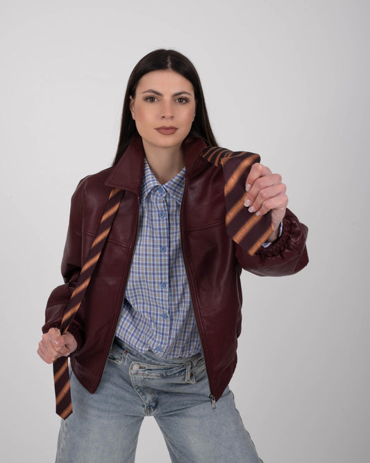 CRAVATTA MELODY MARRONE