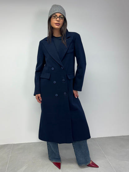 Cappotto over blue navy