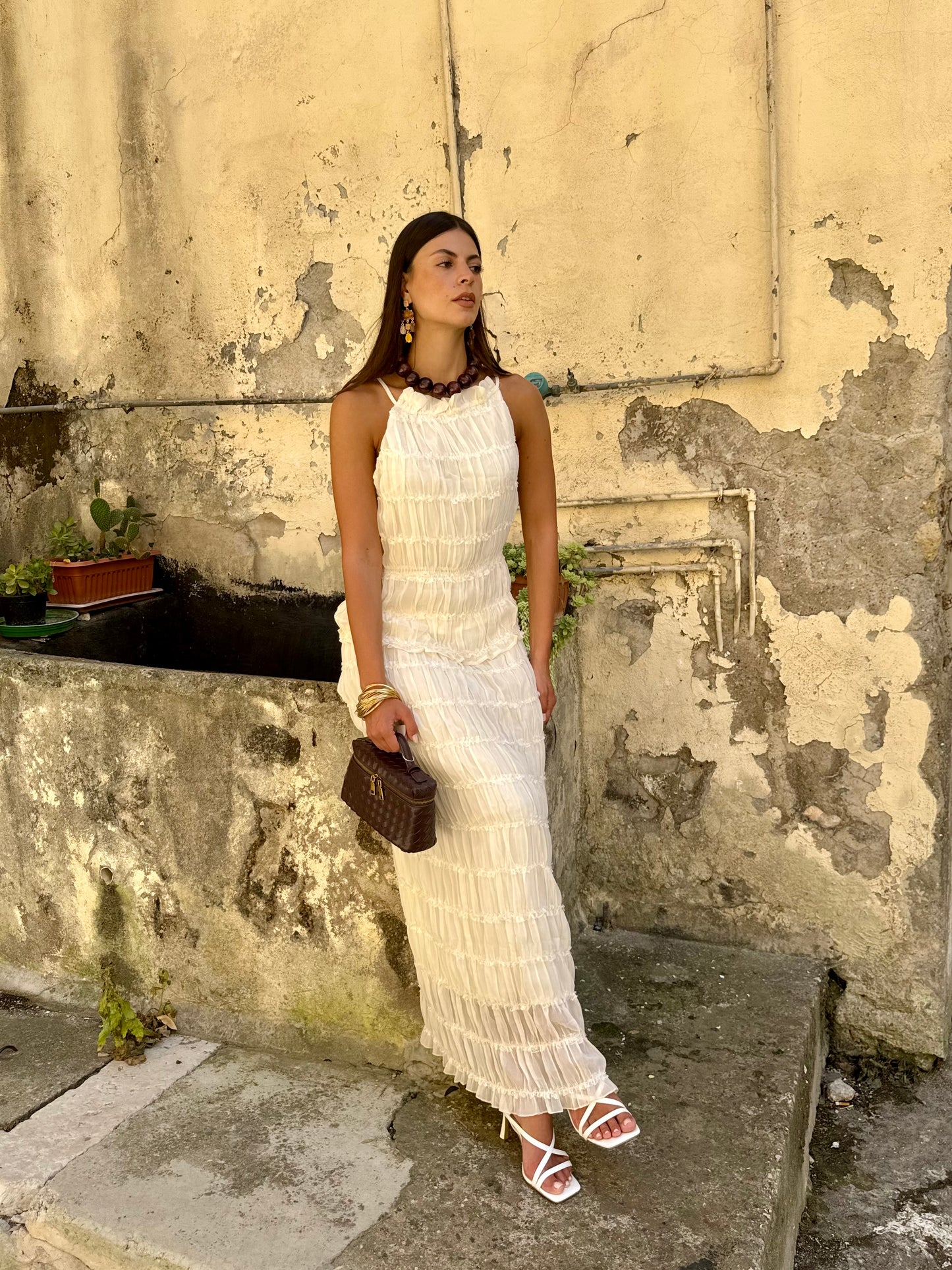 Cord set Faville bianco