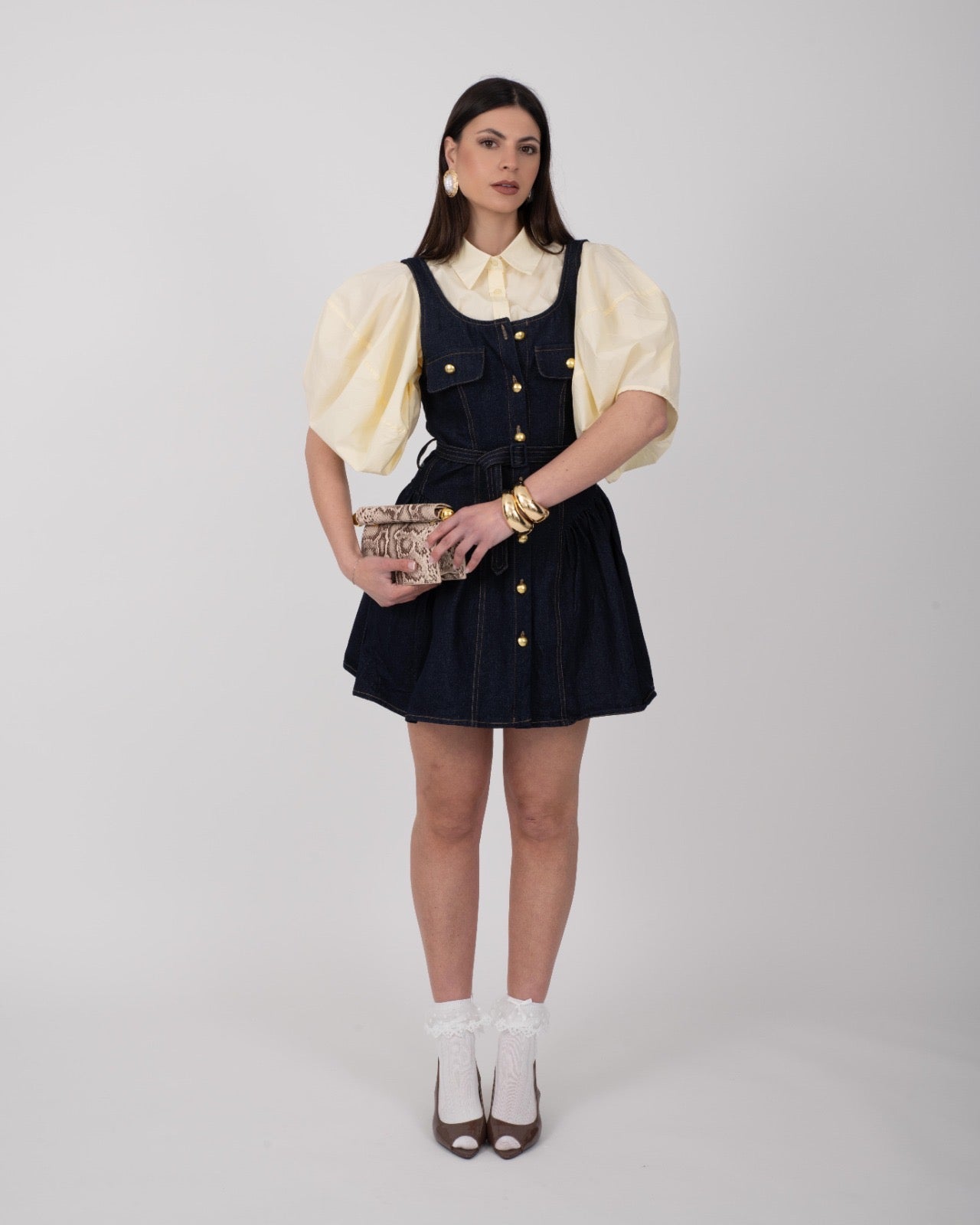 ABITO MINI BLUE DENIM