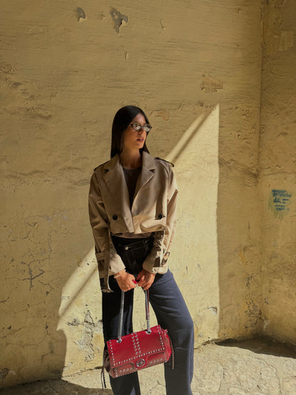 Trench crop beije
