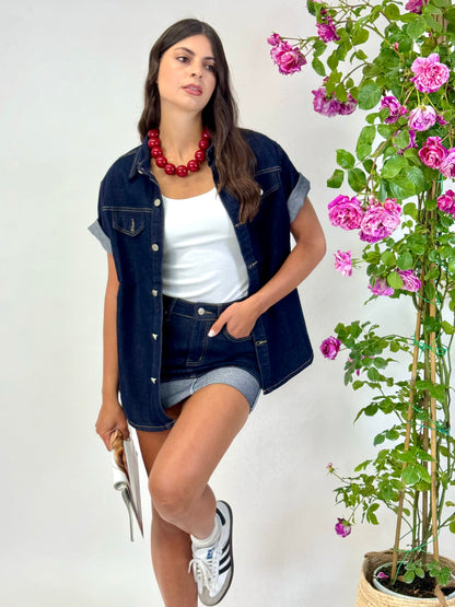 Giacca Denim oversize