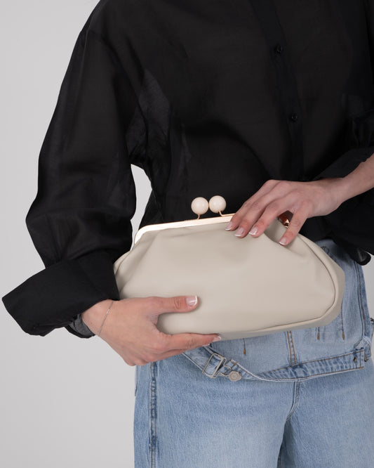 BORSA PASTICCINO CREMA