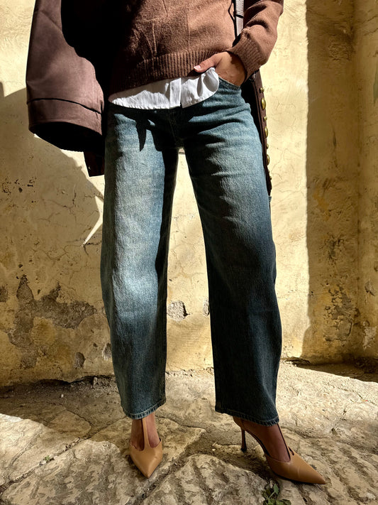 JEANS BALLON SABBIA