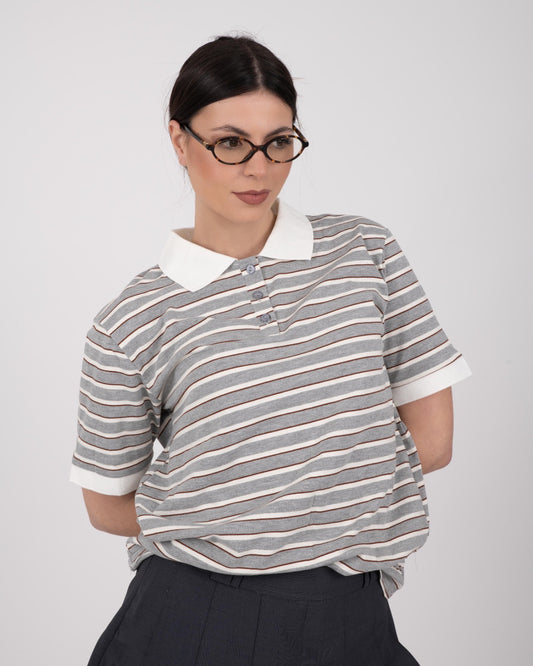 T-SHIRT POLO STRIPPES