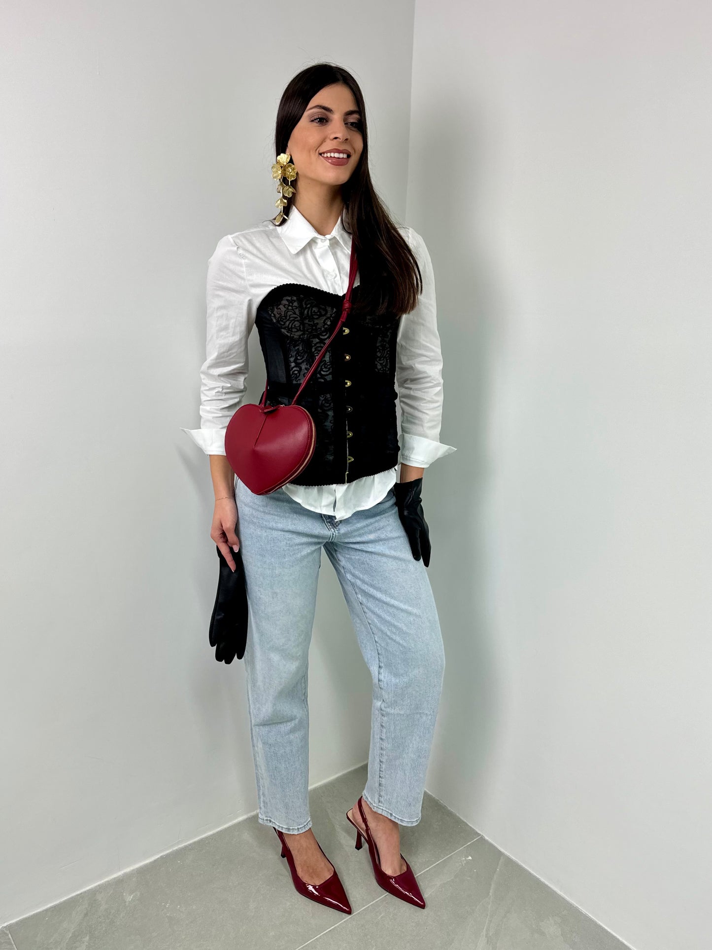 Jeans boy-friend chiaro