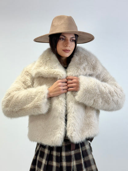 SIMIL PELLICCIA CREAM