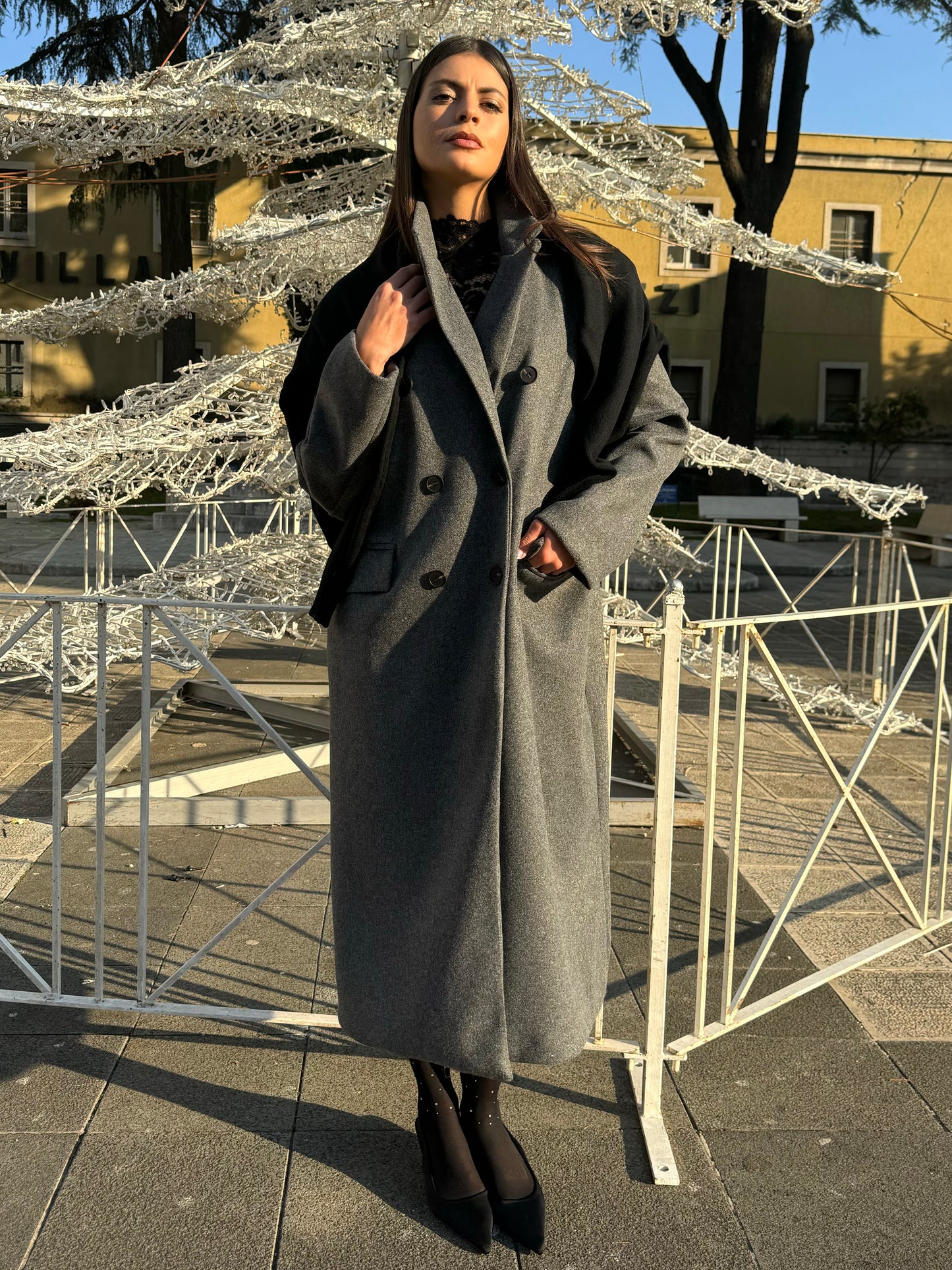 CAPPOTTO OVER GRIGIO