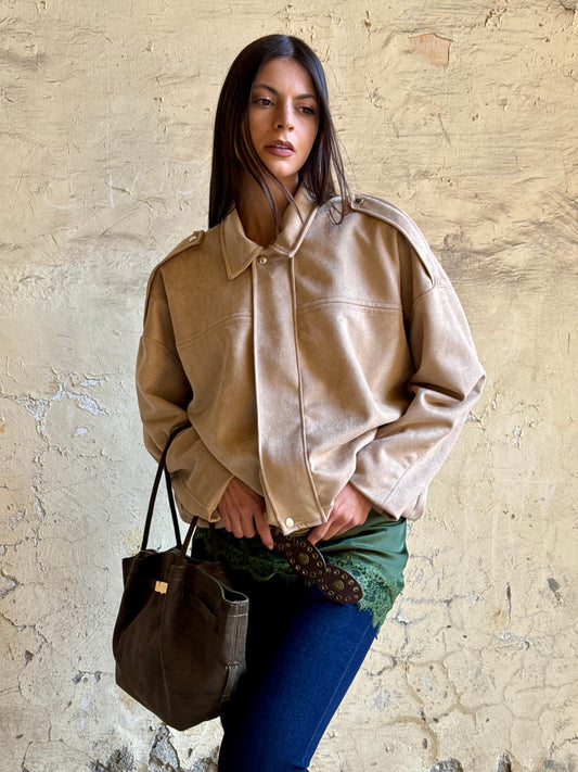 GIACCA SUEDE ECO