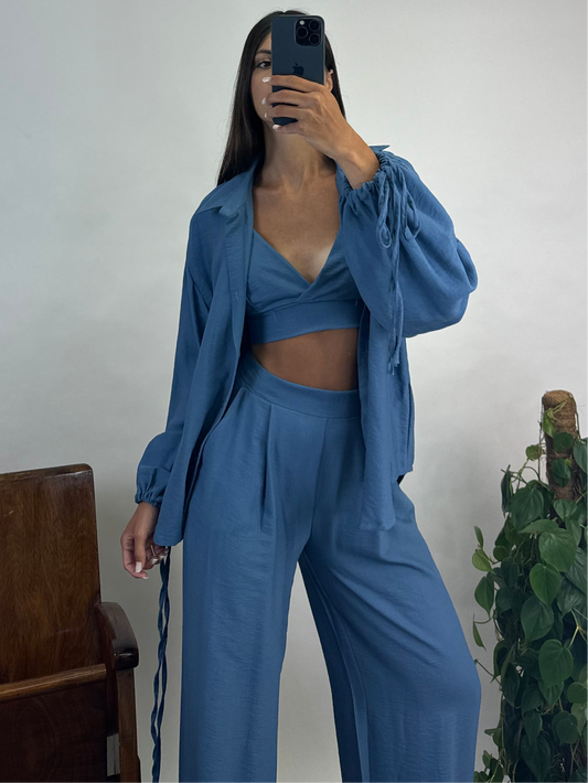 Cord set Azul turchese