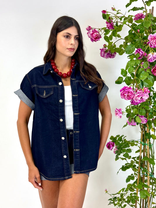 Giacca Denim oversize