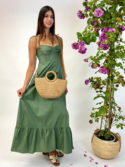 Abito costiera verde