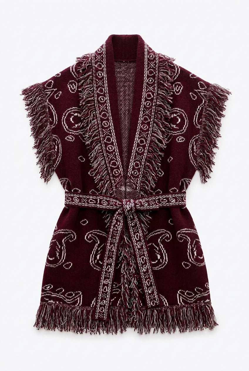 GILET PAISLEY VINACCIO