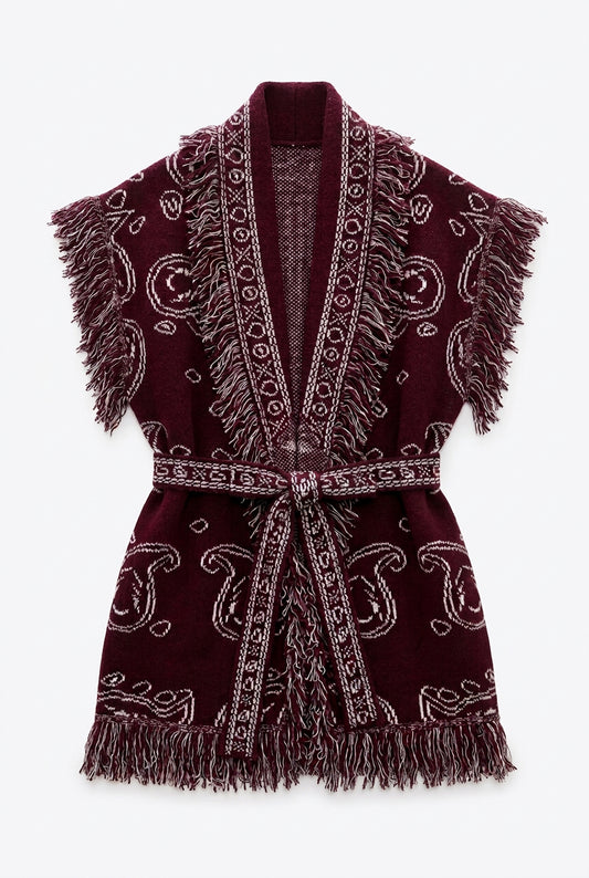 GILET PAISLEY VINACCIO