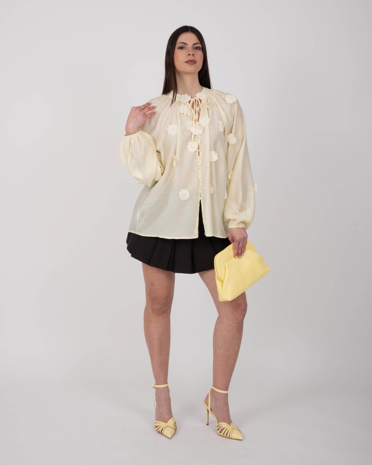 CAMICIA FLORA YELLOW