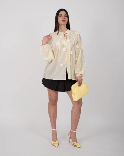 CAMICIA FLORA YELLOW