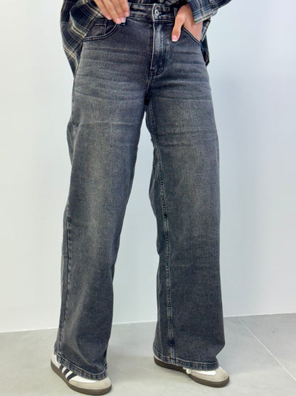 Jeans grey wide