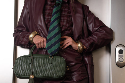 BLAZER PELLE BURGUNDY