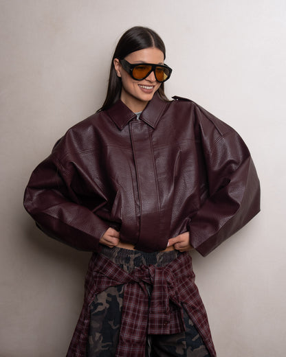 GIUBBOTTO PARIS BURGUNDY