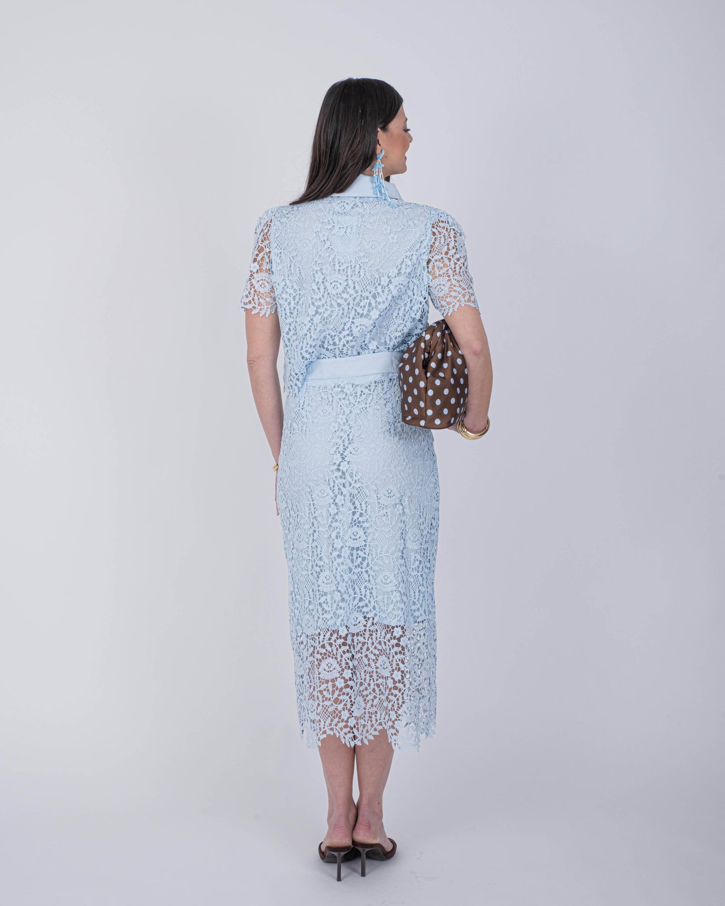 CORD SET GONNA GIADA AZZURRO
