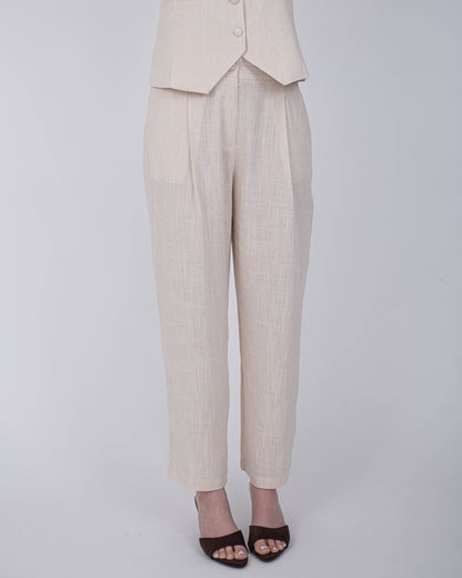 CORD SET LINO GILET