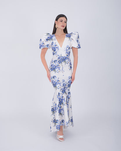 ABITO LUNGO LUXE BLU