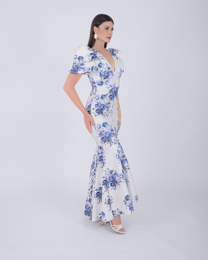 ABITO LUNGO LUXE BLU