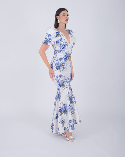ABITO LUNGO LUXE BLU