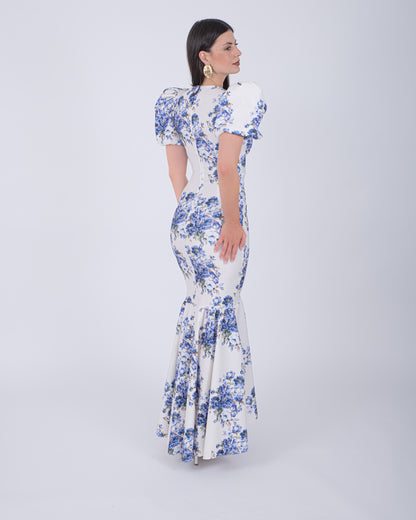 ABITO LUNGO LUXE BLU