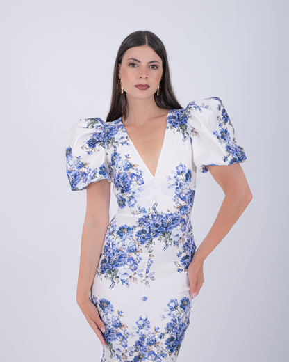 ABITO LUNGO LUXE BLU