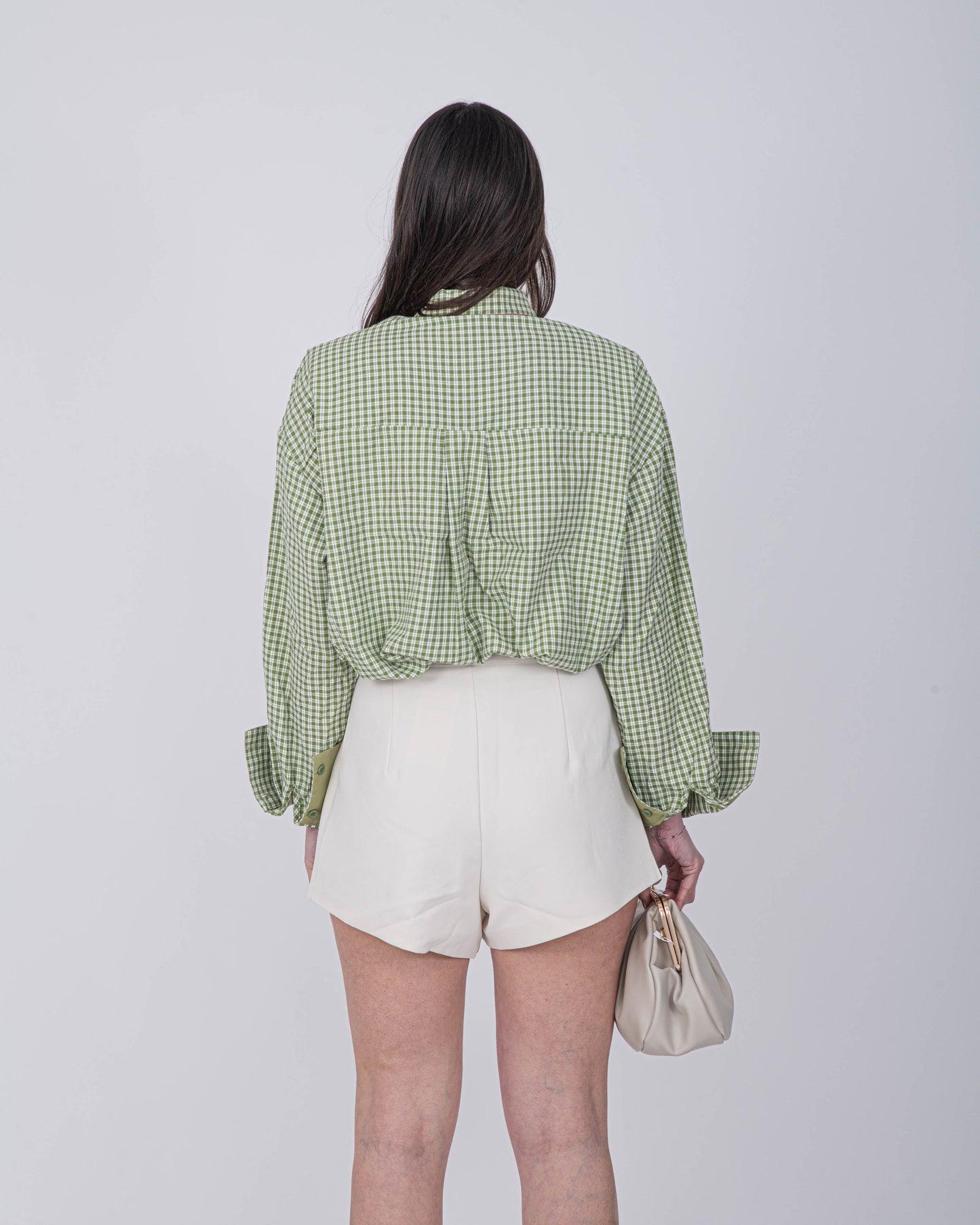 CAMICIA VICHY VERDE