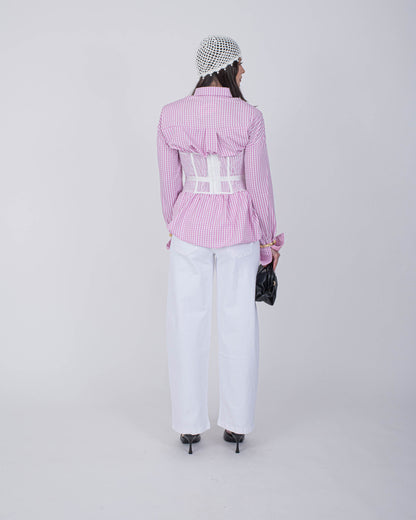 CAMICIA VICHY ROSA