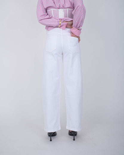 JEANS BALLON BIANCO