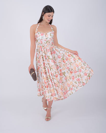 ABITO FLOWER CREMA
