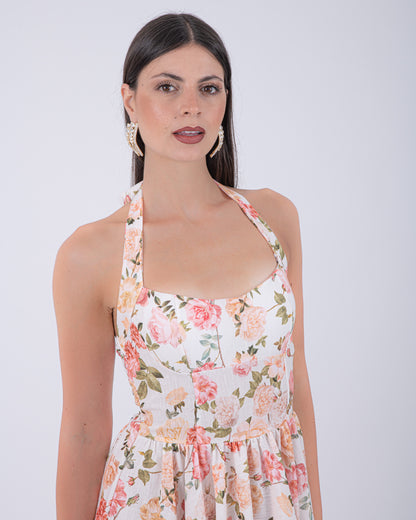 ABITO FLOWER CREMA