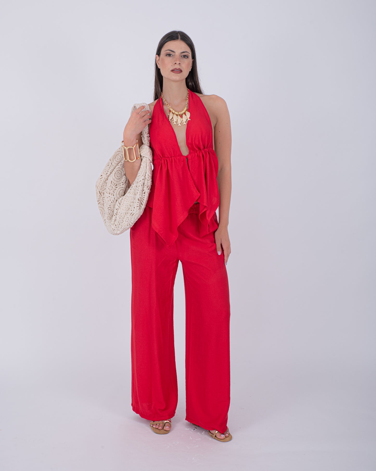 CORD SET IBIZA ROSSO